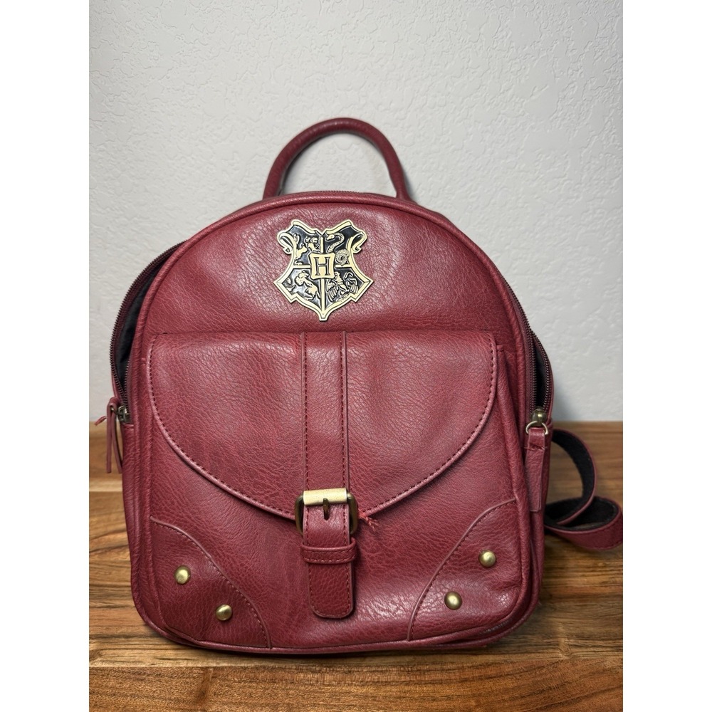 Harry Potter Bag Hogwarts School Crest‎ Faux Leather Mini Backpack